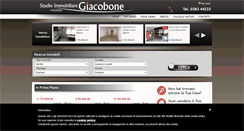 Desktop Screenshot of immobiliaregiacobone.it